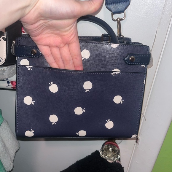 Blue and white Apple Kate spade purse - Picture 3 of 6
